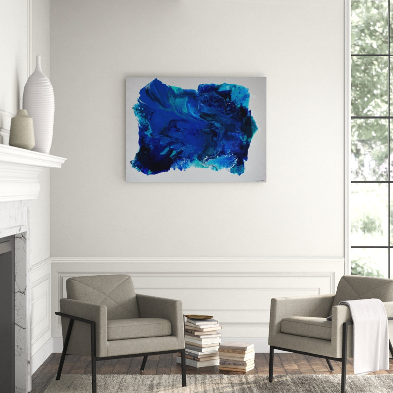 Depth Of Blue Painting by Cynthia White