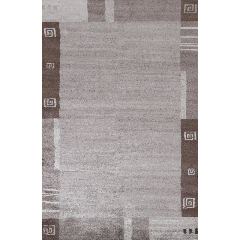 Tapis oriental en laine Gabbeh en laine noué à la main 4 pi 7 po x 6 pi 7 po