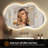 Lunara UL/ETL Certified Irregular LED Bathroom Vanity Mirror - Anti-Fog Tempered Glass, 3 Color Temperatures, Stepless Dimmable, 3 Year Warranty-1049341849
