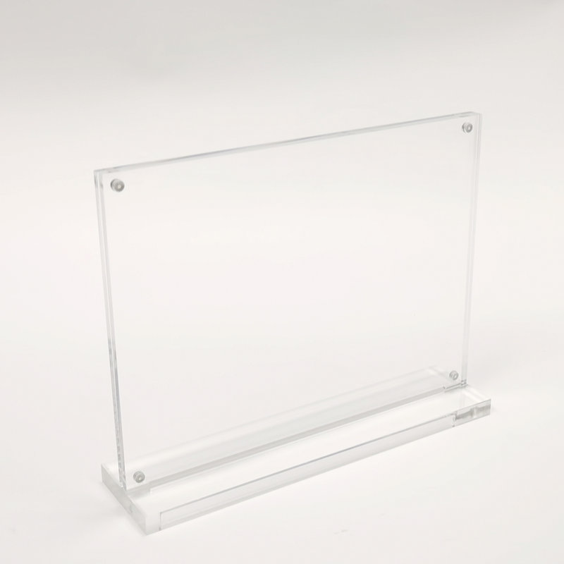 7 X 5" Clear Acrylic Picture Frame Magnetic Sign Holder Menu Holder Portrait Vertical