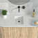 14" x 21" Undermount Bathroom Sink - White Ceramic with Overflow