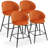 25" Swivel Upholstered Counter Height Bar Stools-2083223554