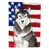 Malamute de l'Alaska drapeau É.-U. sélectionné