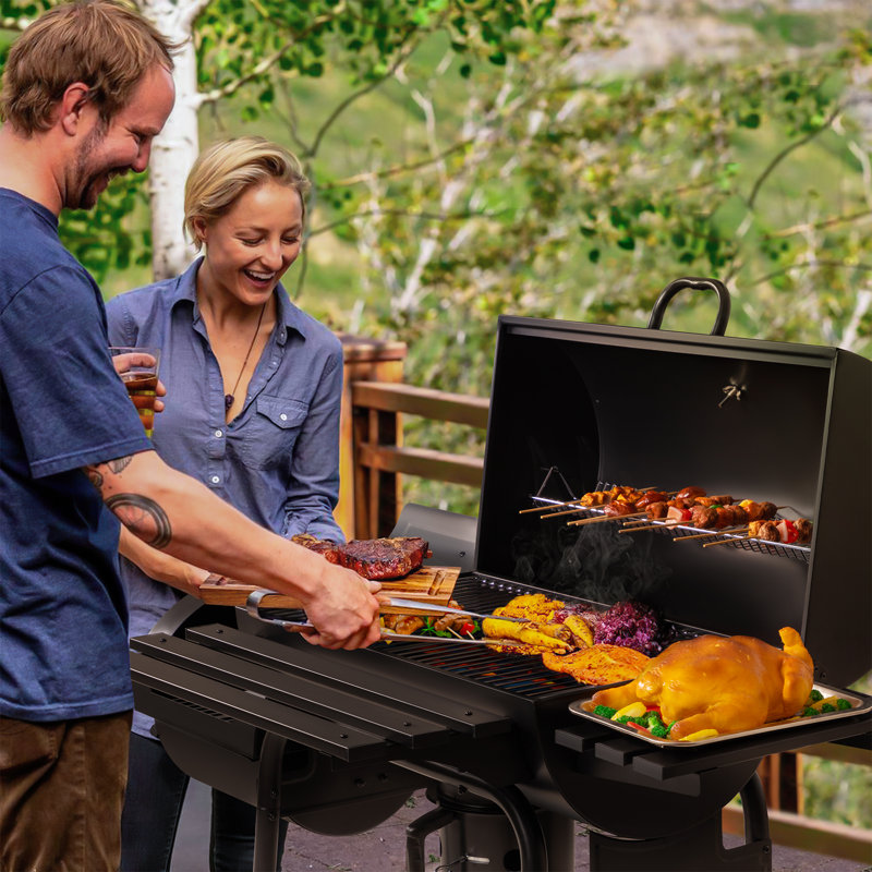 Barbecue au charbon l 17,13 po Homall