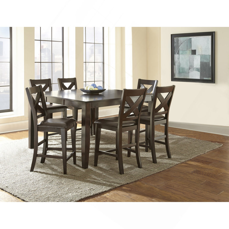 Crosspointe - Table de comptoir - Brun