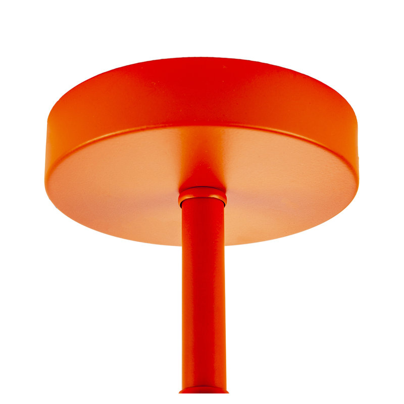 Semi Flush Mount, Orange
