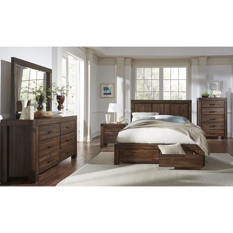Emanuel Storage Platform Bed, King