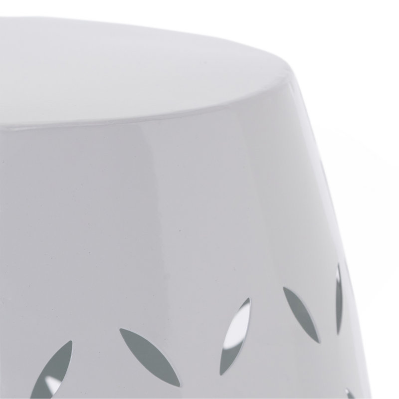 LILAC 12" SIDE TABLE, White