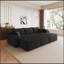 Canapé modulaire 95 avec 2 repose-pieds en forme de U dans un coin profond sans assemblage requis