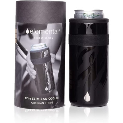 Elemental 12oz. Double Wall Insulated Stainless Steel Insulated Can Cooler