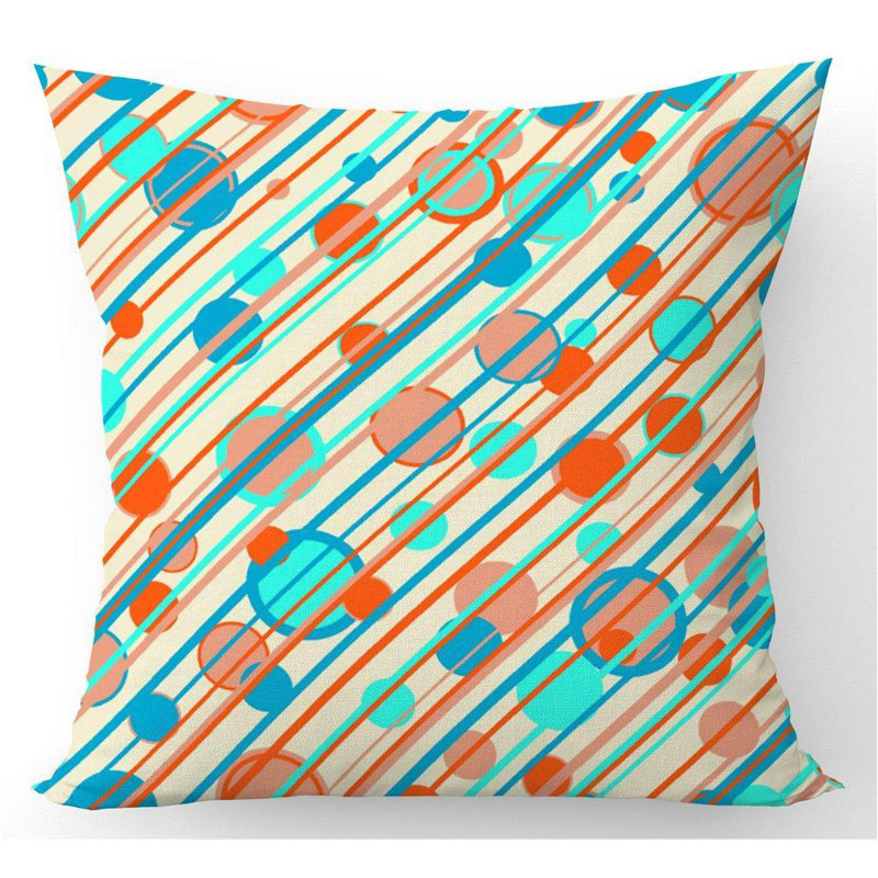 Dzenan Geometric Square Cushion