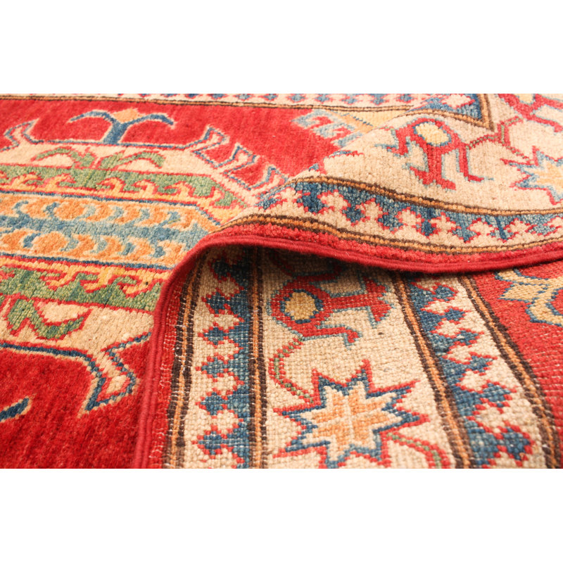 Tapis zone en laine de couloir 2 pi 8 po x 9 pi 5 po "one-of-a-kind-noué la 2010" à la main gazni Kazan