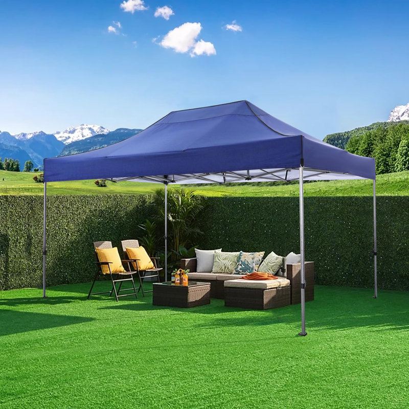 Canopy 10x15 Pop up Canopy Commercial Heavy Duty Canopy Tent , Dark Blue