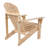 Brently Cedar Outdoor Adirondack Chair With Table-91073460