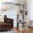 Plush 57.8-Inch Cat Tower Gray-752478855