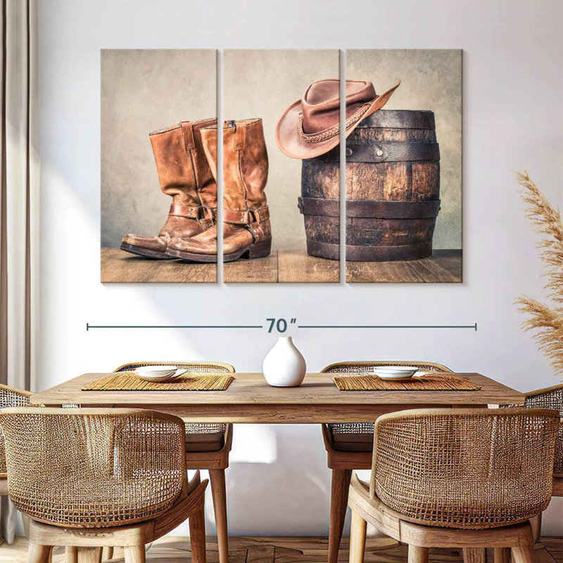 Lelar Western Cowboy Style, 32" H x 50" W