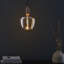4W E27 ES XL Amber Globe LED Non-Dimmable Bulb - 320lm 2000K Warm White