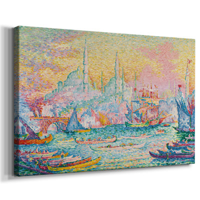 The Golden Horn, Constantinople-Paul Signac-Gallery Wrapped Canvas-1907