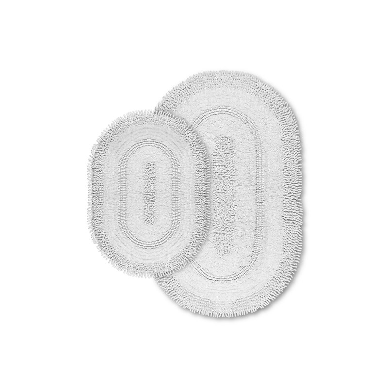 Macaroni, White, Set of 2