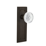 Mission Plate with Crystal Meadows Knob
