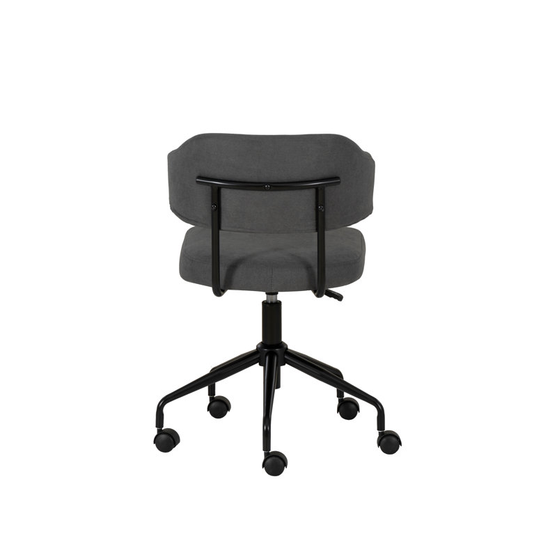 Tessa Swivel Office Chair, Gray