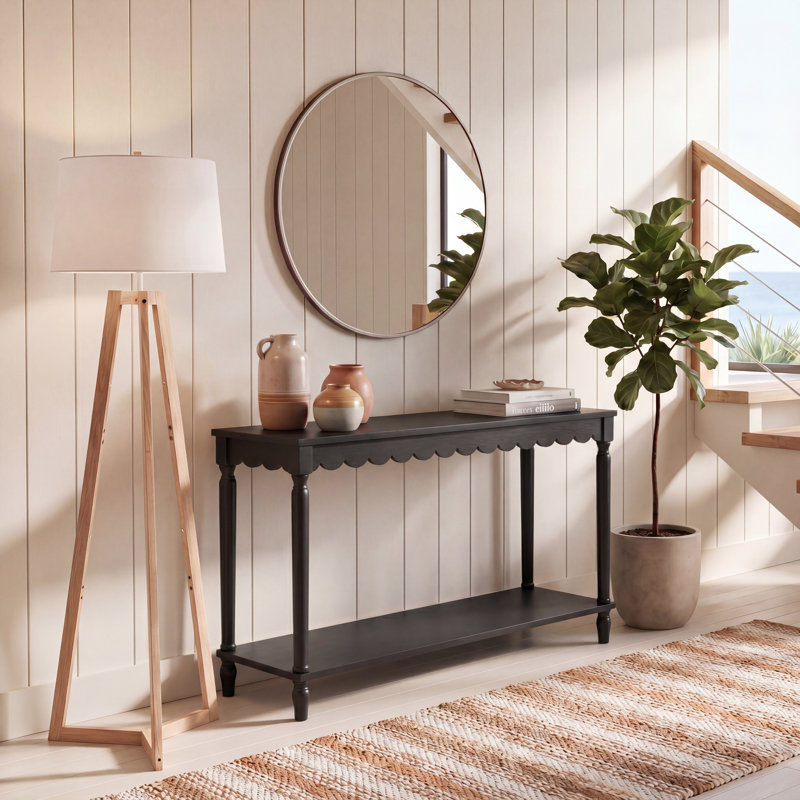 Havre de console, Noir mat