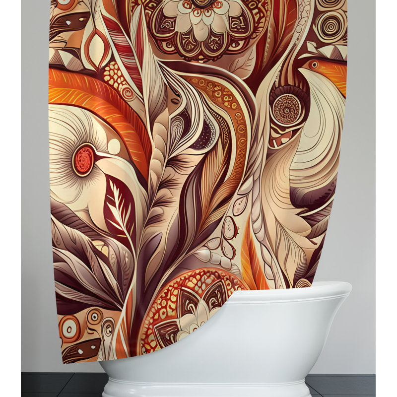 Rideau de douche Curits, H 72 po x l 70 po
