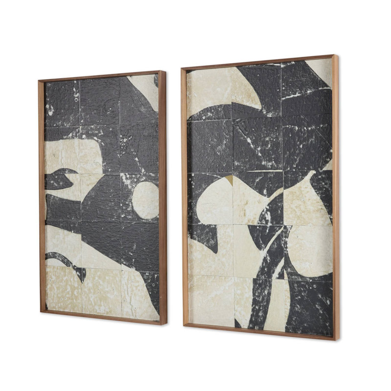 Fragment Diptych Set by Douglas Galloway, 30" H x 24" W x 2" D