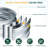 Galvanized Raised Garden Bed Silver-9131095