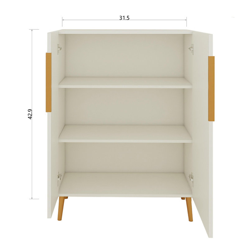 Armoire décorative 31,5 po à 2 portes