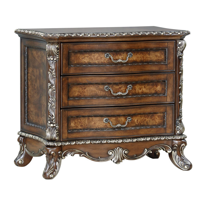 Table de chevet, finition cerisier