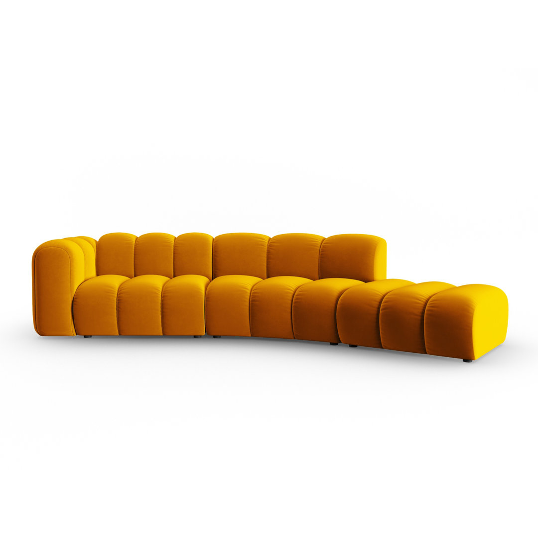 Sofa Lupine aus Samt