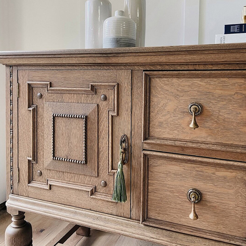 Buffet haut de gamme rétro de style français, H 37,4 po x l 63 po x P 17,7 po