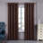 Bursaite 100 Percent Blackout Double Layers Lined Curtain Panel Pair-1142647683-1142647681