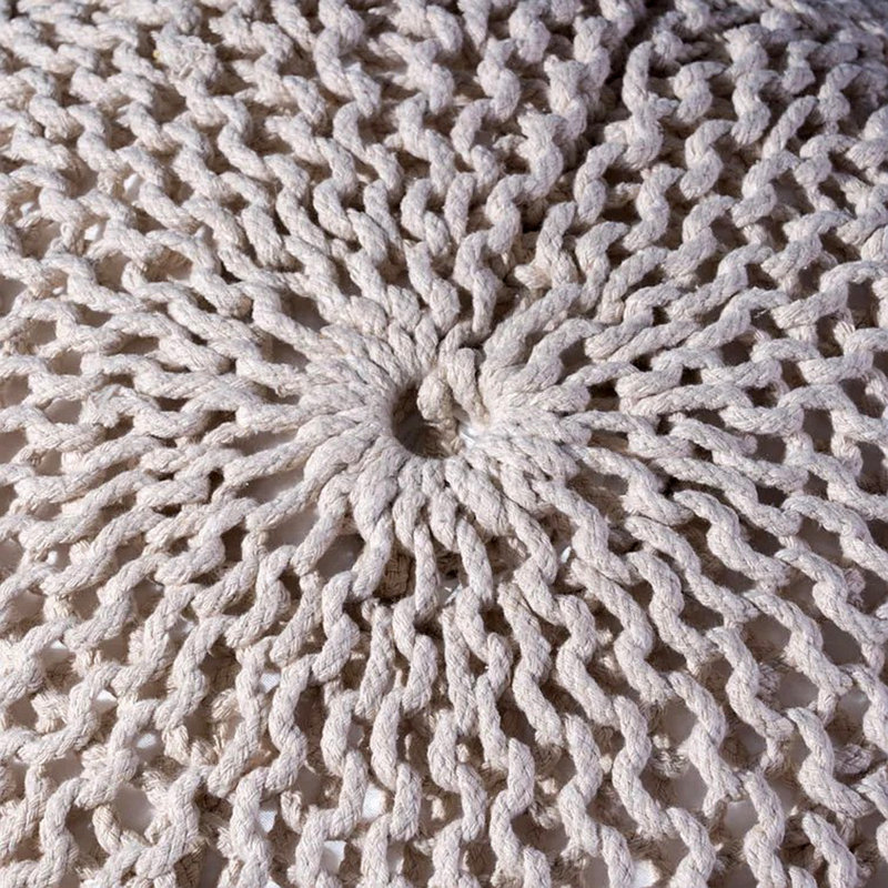 [Livraison au Canada seulement] POUF TRICOTÉ