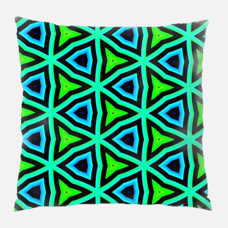 Coussin décoratif à motif, Intérieur