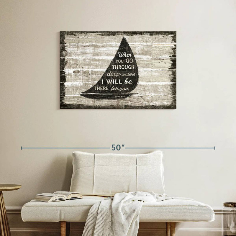 Driftwood Coast Scripture I, 24" H x 36" W
