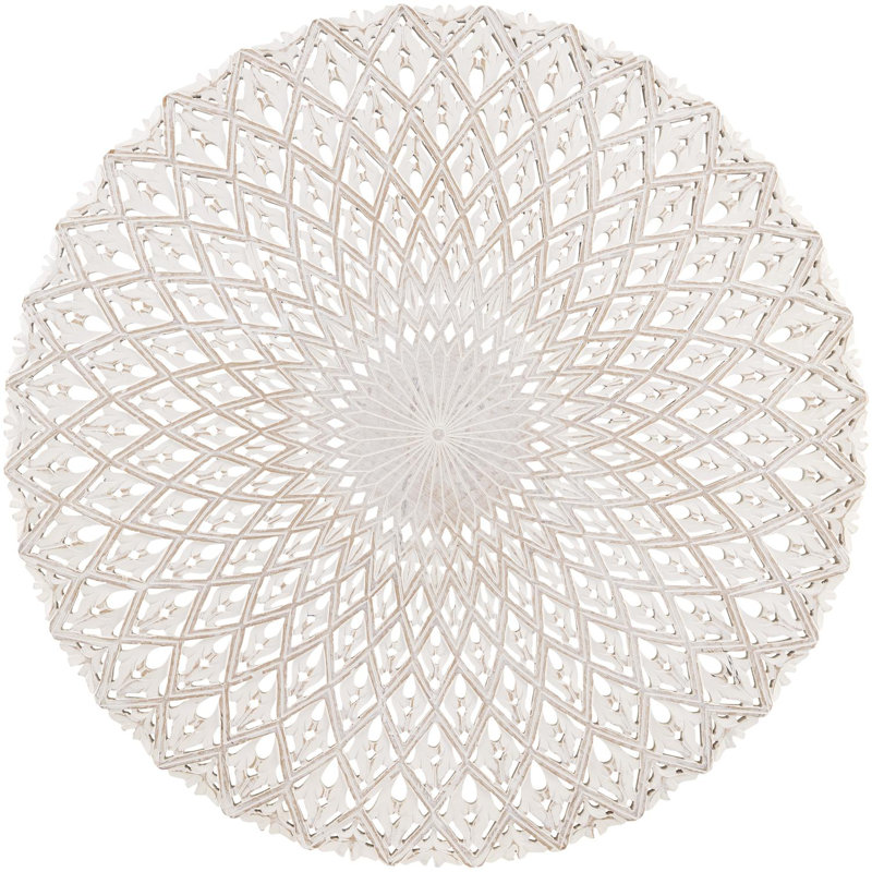 Raelyn Wall Carving, White