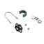 Trampoline Enclosure Pole Clamps / Brackets / U-Bolts for Poles up to 1" & Legs up to 1.5" Diameter