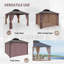 Outdoor Aluminum Frame Hardtop Patio Gazebo-93681573
