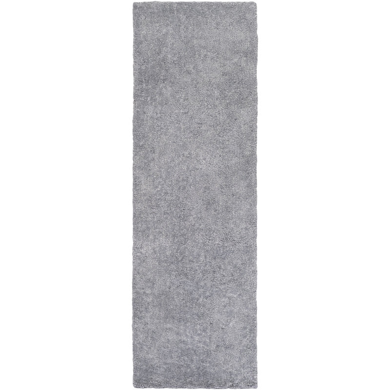 Tapis zone gris clair Leija, Tapis de couloir 2 pi 6 po x 8 pi