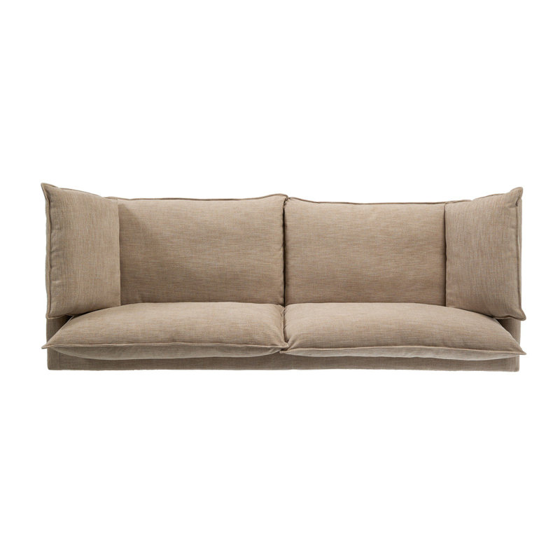 Kosa Sofa, Laken Stone Polyester Blend
