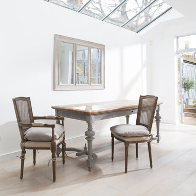 Marazi Oak Solid Wood Dining Table