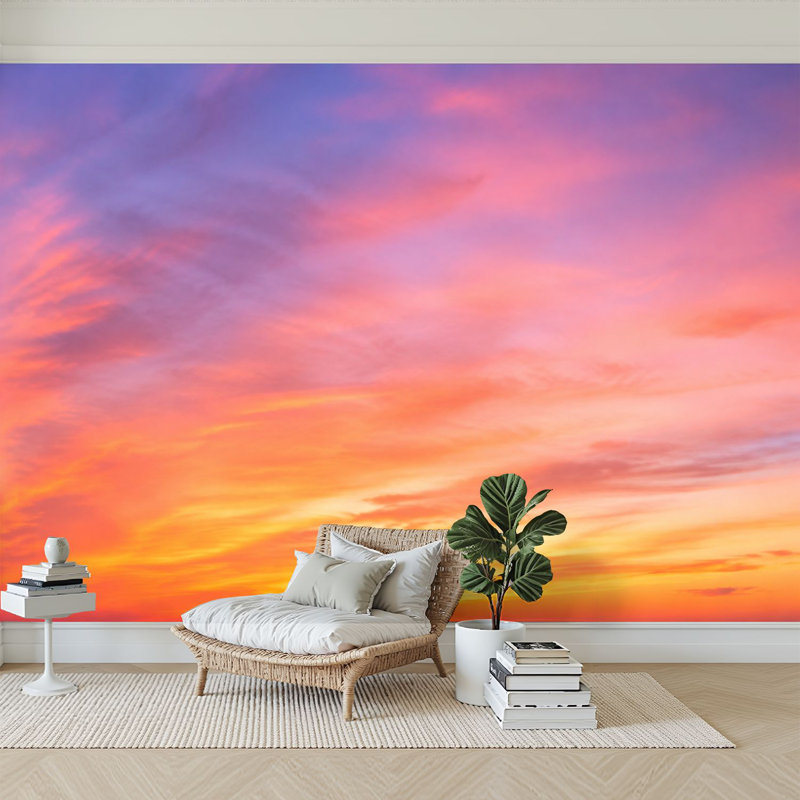 Papier peint adhésif auto-adhésif moderne pour la chambre à coucher L 69 po x l 96 po Peel and Stick