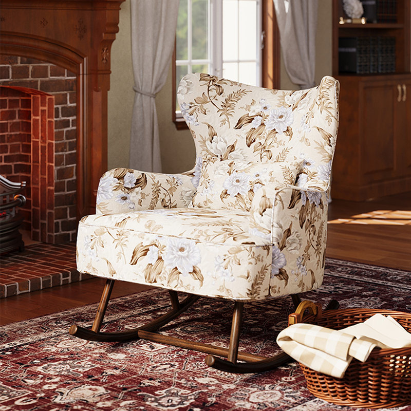 Chaise berçante confortable
