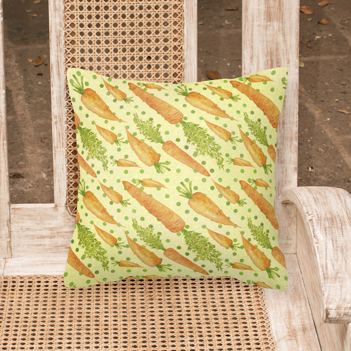  Coussin extérieur Carrots, 14 po x 14 po