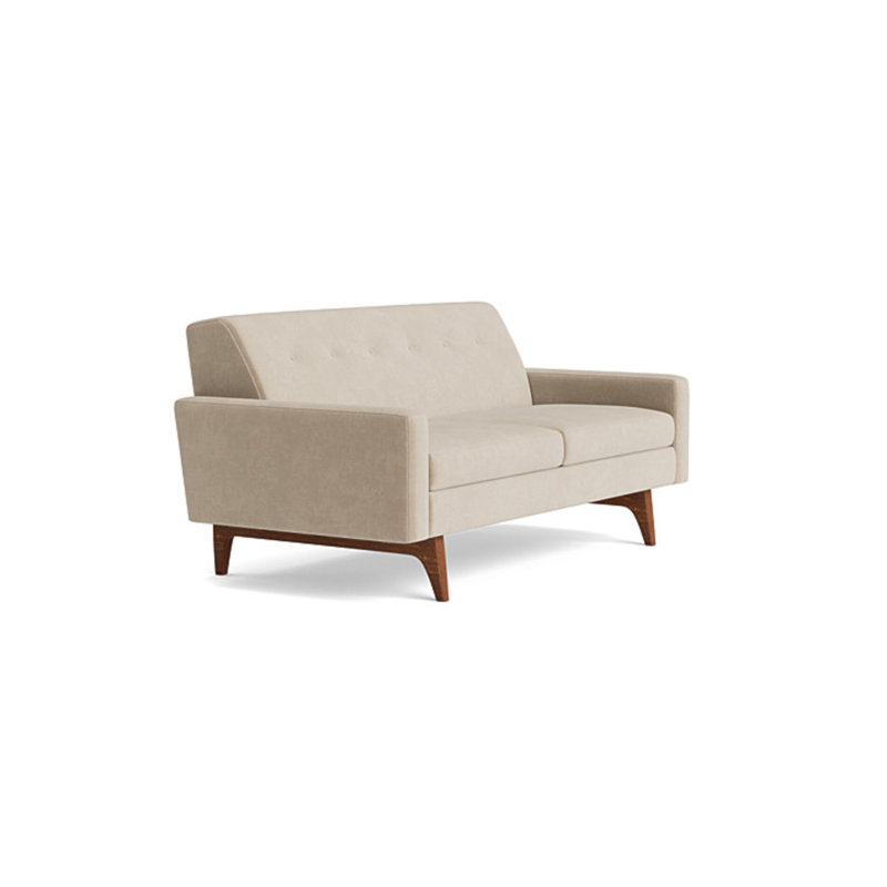 Tyler Loveseat (70"), Velvet - Beige