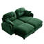 2 - Siège avec chenille, courbe ergonomique et mobile pour les chambres confortables. Mousse modulaire haute densité, élégante, confort moelleux comme un nuage.
