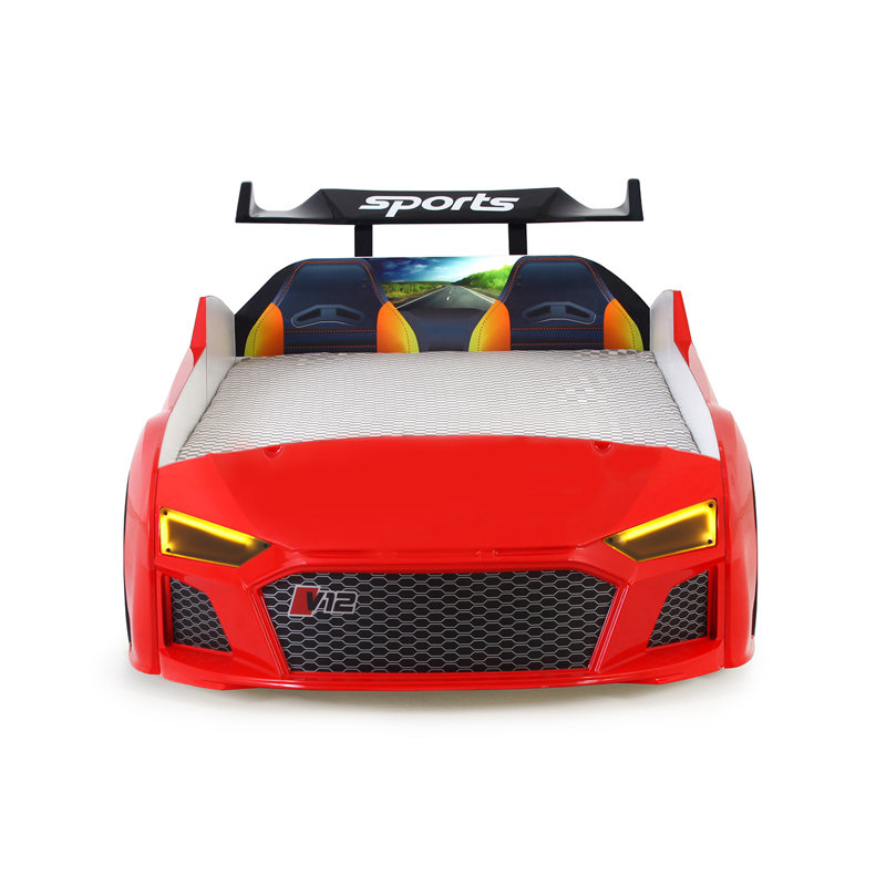 Lit standard simple Tori Cars, Rouge