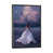 Toile encadrée de bois rustique foncé